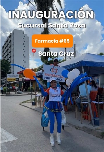 ¡Inauguramos la FARMACIA HIPERMAXI #65! Farmacia Internacional‼️ 📍Av. Santa Rosa entre 5to y 6to anillo ⏰Atención de 7:00 am a 11:00 todos los días 🛒 Compra fácil por: 💻 Web 👉 www.hipermaxi.com 📲 App 👉 https://linktr.ee/Hipermaxi 💬 WhatsApp con la Dra. Maxi 👉 https://api.whatsapp.com/message/C6KMJDAAMSEAH1 #FarmaciasHipermaxiBolivia #FarmaciasHipermaxi #FarmaciasHipermaxiSantaRosa