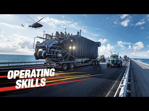 Heavy equipment operating and moving skills you’ve never seen before!