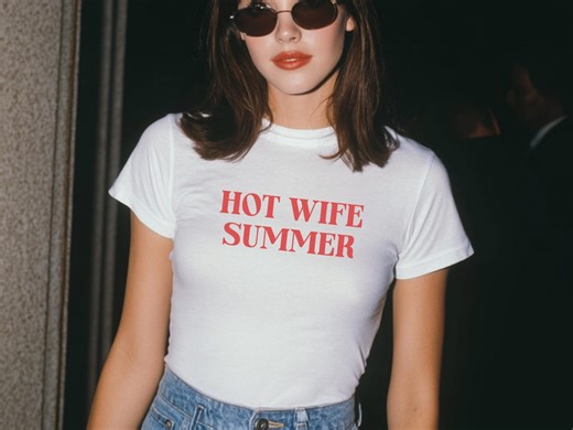 Hot Wife Summer Tshirt, Custom Funny Newlywed Shirt, Bachelorette Party Tee, Honeymoon Tank Top, Bride Era Baby Tees Y2K - Etsy