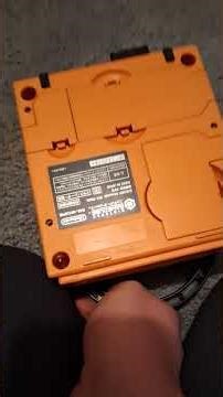 the orange gamecube