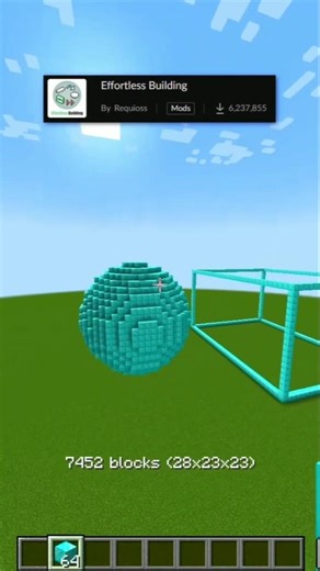 |Effortless building mod|Minecraft |🏢|By VoltixGamingI