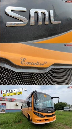 AC Luxury School Bus for Students 🚸❄️ | SML Executive LX #Shorts #sml #schoolbus #acbus