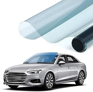 70% VLT Car Window Tint Film, Ceramic Window Tint for Front Windshield, 36 Inch x 6 Feet Security Window Film, Precut Cars Window Tint with Scratch Resistant, Heat & 99% UV Block