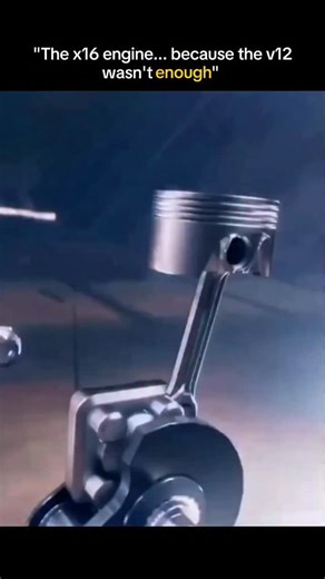 Nimpliq on Instagram: "The post features a short-form engineering reel explaining the X16 piston engine concept, which replaces traditional inline cylinders with sixteen small pistons arranged in an X-shaped configuration. The clip illustrates how the pistons fire in tightly synchronized phases, producing smoother rotation, reduced vibration, and more even torque delivery while occupying significantly less space than conventional engines. Circulating on Instagram and tech-focused Reels pages, th