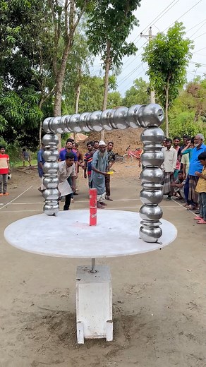 8.2M views · 30K reactions | who can win the frisbee trick shot ?? #ssfoodchallenge #GameChallenge | SS Food Challenge | Facebook