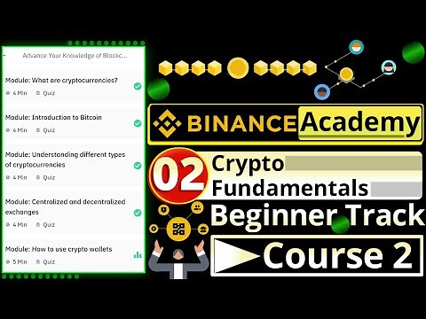 Binance Academy Course 2: Crypto Fundamentals || Quiz Answers || Beginner Track