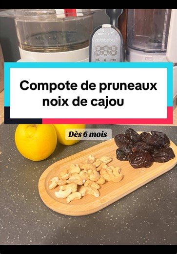 Compote de Pruneaux et Noix de Cajou : Recette Facile