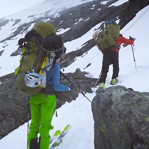 2.1M views · 277 reactions | What happens when you mix one part sports climber with one part big wall climber and send them up the tallest vertical rock face in Europe? | Norrøna | Facebook