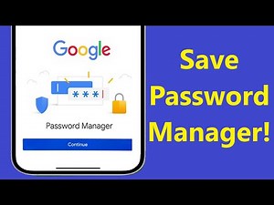 How To Save Passwords In Password Manager Android Phone!! - Howtosolveit