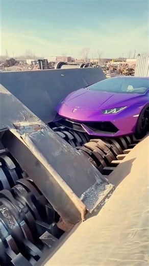 Lamborghini Vs World's Largest Shredder | Rare Supercars AI Video 2026