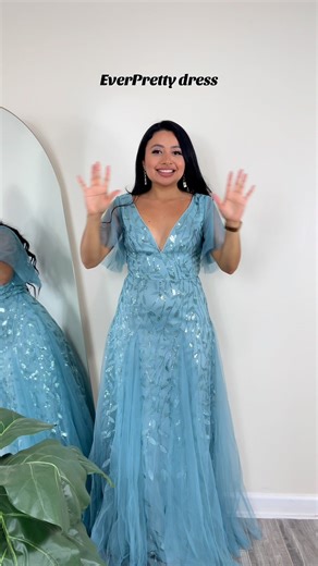 Ever-Pretty Official on Instagram: "Real customer review! 🌟✨ Who else is loving this fairytale moment in our Cinderella dress? 👗💙 via: tiktok @catherineeleox #everpretty #LoveEverPretty #everprettydress #cinderelachallenge #cinderelladress #bluedress #BridalInspo"