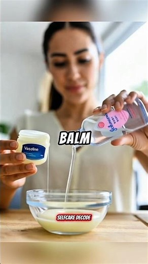 Skincare hacks | Bay oil + petroleum jelly DIY ✨ #skincarehacks #skincaretips