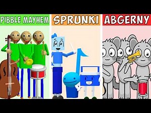 Incredibox Sprunki Pibble Mayhem VS Sprunki VS Abgerny