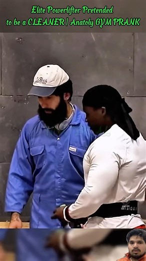 Ilite powerlifting prank with bodybuilder #shortsfeed #funny #motivation #yt #trending #gym