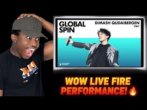 I Was BLOWN AWAY! 😱 Dimash Qudaibergen Ignites “Fire” LIVE in Kazakhstan | Global Spin Reaction