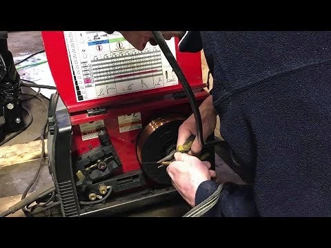 MIG Welder - How To Change Wire Spool (Lincoln MIG Pak 140)