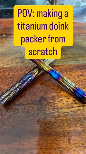 Machining a Titanium Doink Packer From Raw Metal 🔥