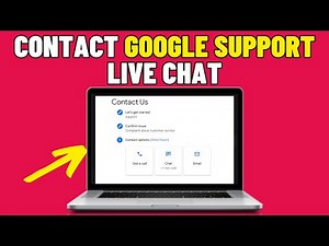 How to Contact Google Support Live Chat ()