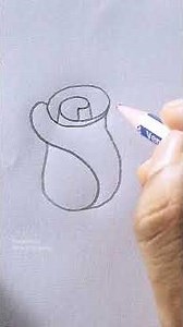 Easy Rose Flower Drawing Step by Step | Simple Rose Drawing Tutorial for Beginners