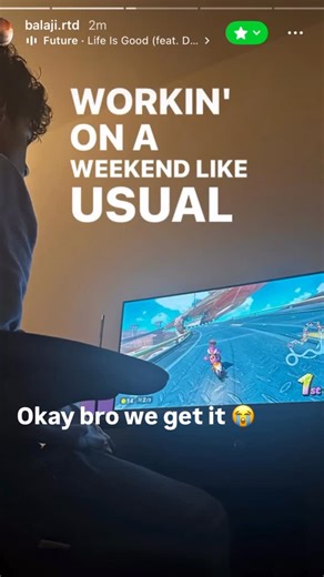 Aadhi Balaji on Instagram: "This guy might work on the weekends #fyp #app #developer #drake #locked"