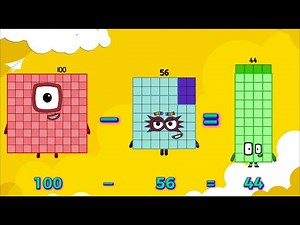 NUMBERBLOCKS FUN WITH SUBTRACTION FIND THE DIFFERENCE BETWEEN 2 NUMBERS LEARN TO COUNT LEARNINGBLOCK