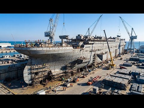 Inside the Titanic Shipyard: How the World’s Largest Ship Was Built From Steel to Sea.(Full Process)