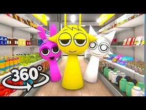 Sprunki 360° - Supermarket | VR/360° Experience [ Happy Edition ]