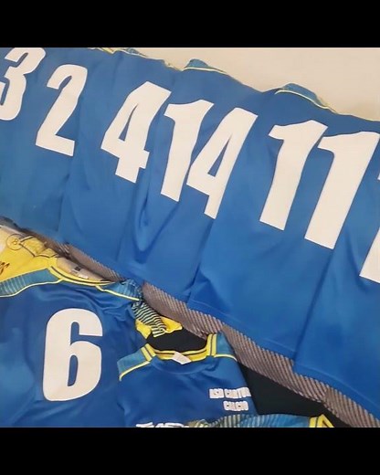 Completo da calcio maglia e pantalone personalizzato stampa personalizzata