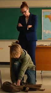 "The Teacher Emptied His Bag In Front Of Everyone And Called Him A Thief. She Didn't Expect The Police Dog To Signal Her Own Desk. Chapter 1: The Envelope ""Turn it out,"" Mrs. Gable commanded, her voice slicing through the silence of the classroom like a razor. ""Now, Leo."" Leo stood by his desk, his hands trembling. He was fifteen, but in that moment, he felt five. He wore a hoodie that had been washed so many times it was turning gray, and his sneakers were held together with duct tape. ""I