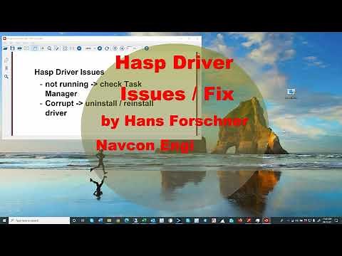 Hasp Driver Issues trouble shooting & typical fix
