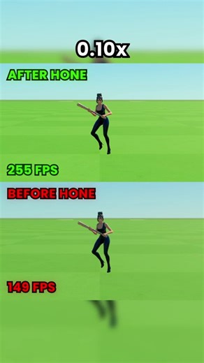 FORTNITE FPS Before VS After Hone Optimizer #fortnite