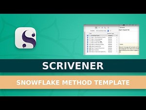 Write your Novel with Scrivener's Snowflake Method Template
