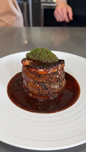 A French Classic: Tournedos Rossini 😍🥩🇫🇷 #steak #wagyu #french #homecooking #homecook #recipe #recipes #recipeoftheday #dinnertime #datenight #caviar #truffle #fancy | Notorious Foodie