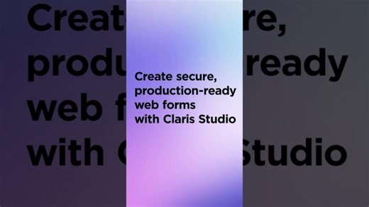 Create secure web forms with Claris Studio. Included in your FileMaker license. | Mark Modesti
