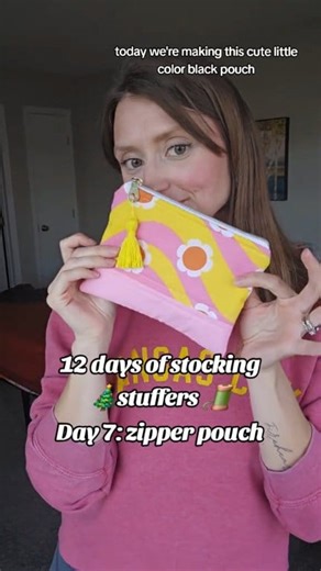 25K views · 383 reactions | Hey! Let's make this cute zipper pouch!...