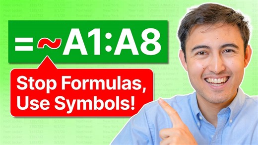 8 tiny Excel symbols that replace messy formulas