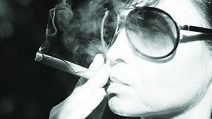 Glamour Female Smoking Cigarette Slow Motion Stock Footage Video (100% Royalty-free) 10543238 | Shutterstock