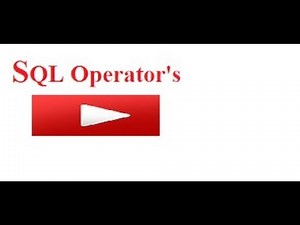 SQL operator