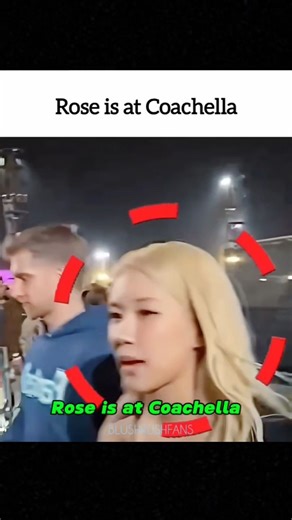 Rose is at coachella😲 #blackpink #rosé #rose #chaeyoung #shorts #shortsfeed