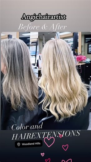 Hair Extensions Mesh Integration Toppers Wigs | From grey, thin, and flat to golden blonde, longer, fuller, and beautifully radiant ✨ This transformation was created using Bellami K-Tips... | Instagram