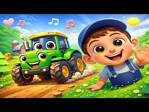 👉 Am la Fermă un Tractor 🚜 | Cântec Vesel pentru Copii | Desen Animat de la |TUXI KIDS