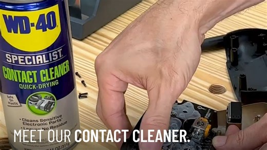 4.2K views · 36 reactions | Working with electronics? Keep things neat with WD-40 Specialist® Contact Cleaner. o Blast away oil, dirt, & flux residue o Use on sensitive electronics and electrical equipment o Ideal for printed circuit boards, controls, switches, precision instruments and electric panels Your go-to contact cleaner solution. Find it on Amazon: https://amzn.to/3SX6LU6 | WD-40 | Facebook