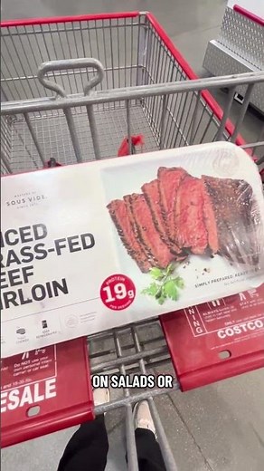 Costco Sliced Grass-Fed Beef Sirloin | Ready to Eat!