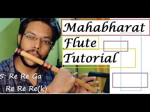 Mahabharat on Flute | Tutorial | 10 Mins tutorials