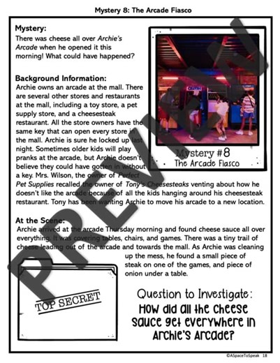 Solving Mysteries by Inferences and Predictions Reading Comprehension Passages