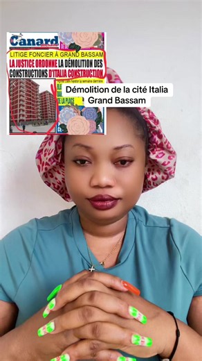 Affaire Italia Construction à Modeste (Grand‑Bassam) : démolition et droits fonciers