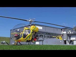 Helicopter Bell 47 in Switzerland