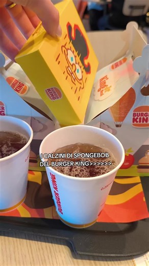 Colleziona i Calzini di SpongeBob da Burger King