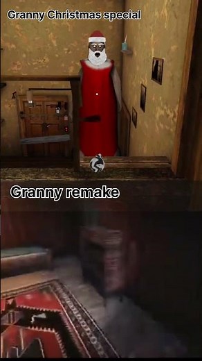 Granny remake vs Granny which one is better 🤔#granny #gameplay #ytshorts