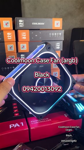 Coolmoon Case Fan (argb) Black 09420013092 #computer #pc #fan #fyp #rgblights